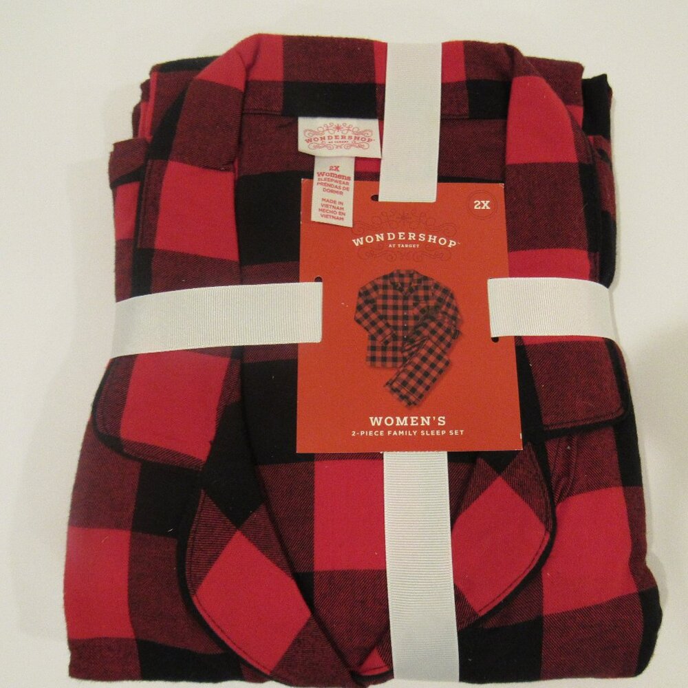 NEW WOMEN'S 2-PIECE WINTER FLANNEL PAJAMA SET SIZE 2X